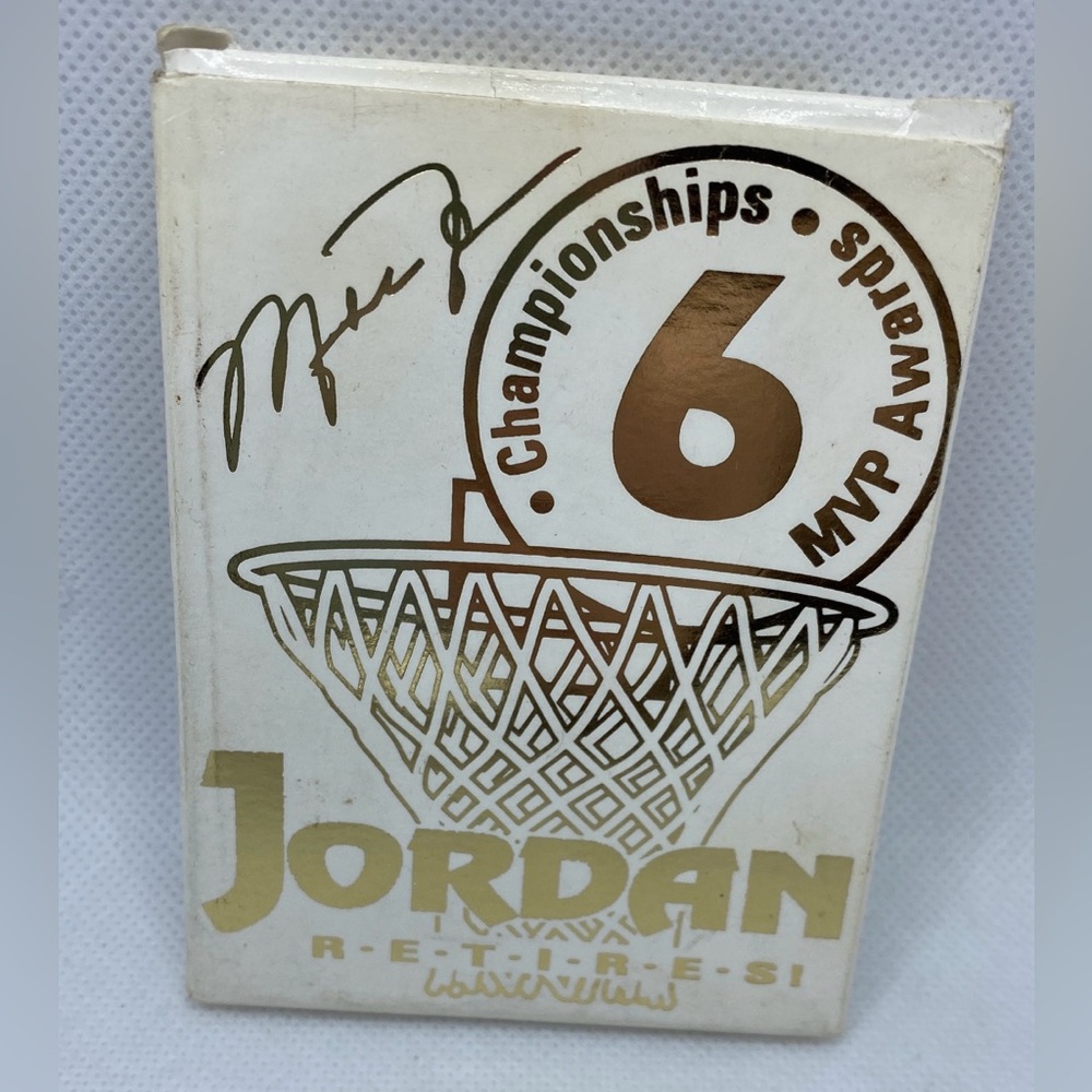 Jordan Championship Card - Gold and White Not Graded